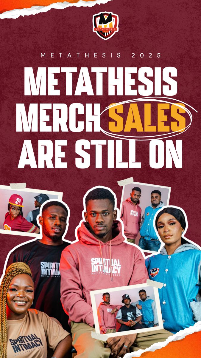 An image banner saying Merch sales section is still on